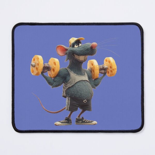 Item preview, Cute Gym Rat Graphic – Funny Exercise Lover Artwork designed and sold by Designflex90.