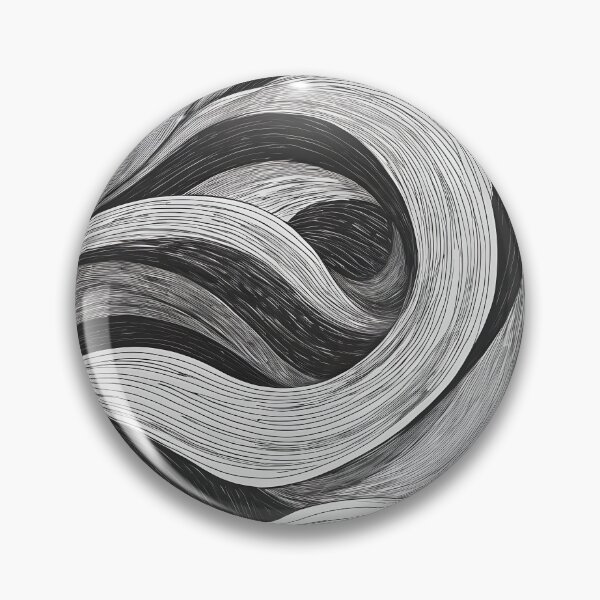 Item preview, Black and White Abstract Swirling Lines Design Mouse Pads designed and sold by FestivityFinds.