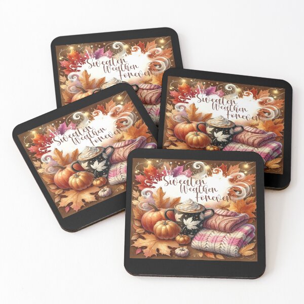 Item preview, Sweater Weather Forever – Cozy Fall Autumn Design designed and sold by Maggiepeshop.