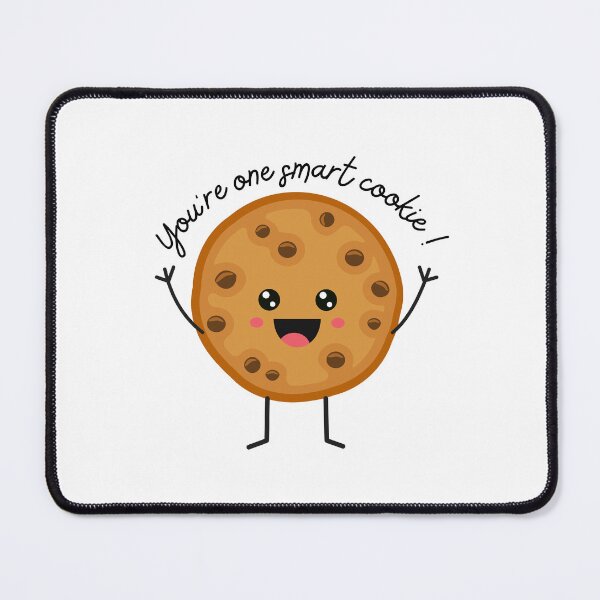Item preview, You are one smart cookie funny humor food pun  designed and sold by Sketchbook Studio by Aqsaa.