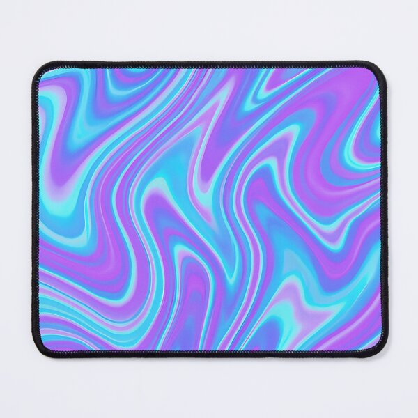 Item preview, Abstract Purple and Blue Fluid Waves Pattern Mouse Pads designed and sold by FestivityFinds.