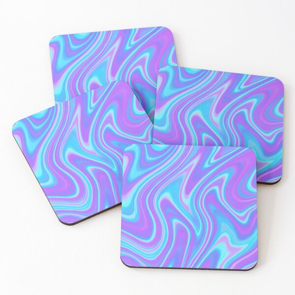 Item preview, Abstract Purple and Blue Fluid Waves Pattern Mouse Pads designed and sold by FestivityFinds.