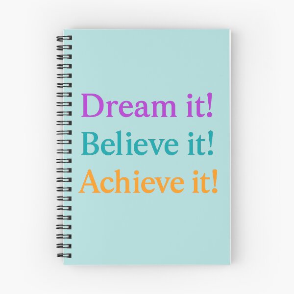 Item preview, Dream it! Believe it! Achieve it! designed and sold by ChernivtsiSkoda.