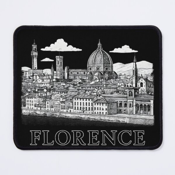 Item preview, Florence Duomo – City Sketch Art designed and sold by Corvoria.