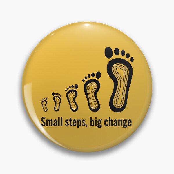 Item preview, A Visual Guide to "Small Steps, Big Change" designed and sold by SplashTastic.