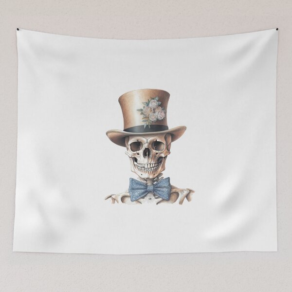 Item preview, Smiling skull designed and sold by Eiwaprints.