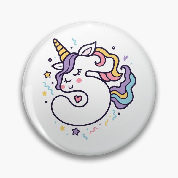 Artikelvorschau, Kinder Einhorn 5. Geburtstag 5 Jahre alt Fünfter Bday entworfen und verkauft von Blok45.
