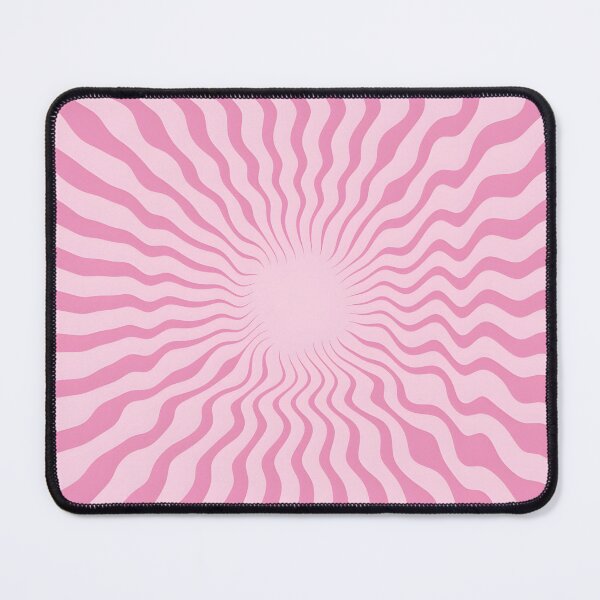 Item preview, Pink Wavy Spiral Abstract Pattern Sticker designed and sold by FestivityFinds.