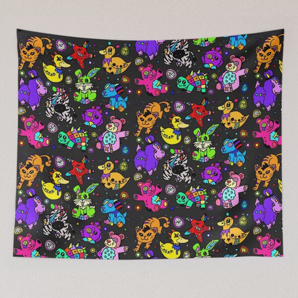 Item preview, Rainbow Punk Animals designed and sold by rainbowdazzle.