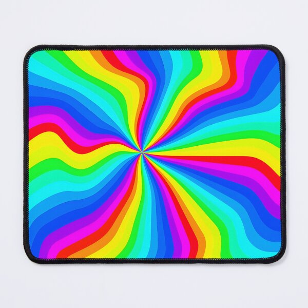 Item preview, Rainbow Spiral Swirl Abstract Sticker designed and sold by FestivityFinds.