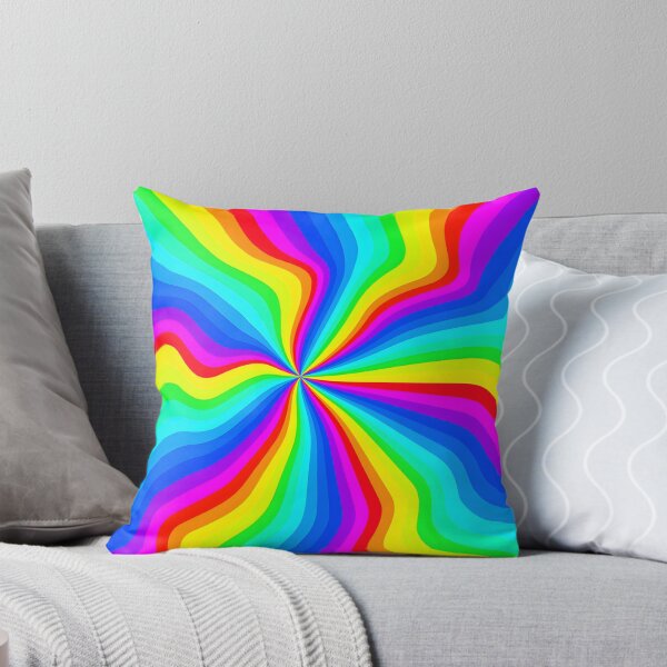 Item preview, Rainbow Spiral Swirl Abstract Sticker designed and sold by FestivityFinds.
