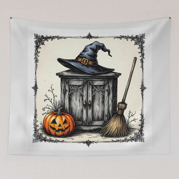 Item preview, Halloween Pumpkin Cabinet designed and sold by Finding Fortuity.