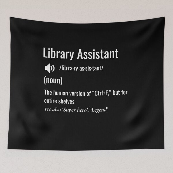 Item preview, Library Assistant Definition designed and sold by sydney-syder.