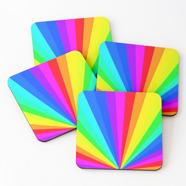 Item preview, Vibrant Rainbow Burst Sticker Design designed and sold by FestivityFinds.
