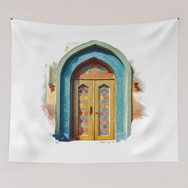 Item preview, Persian Geometric Doorway Design designed and sold by Anas Arts.