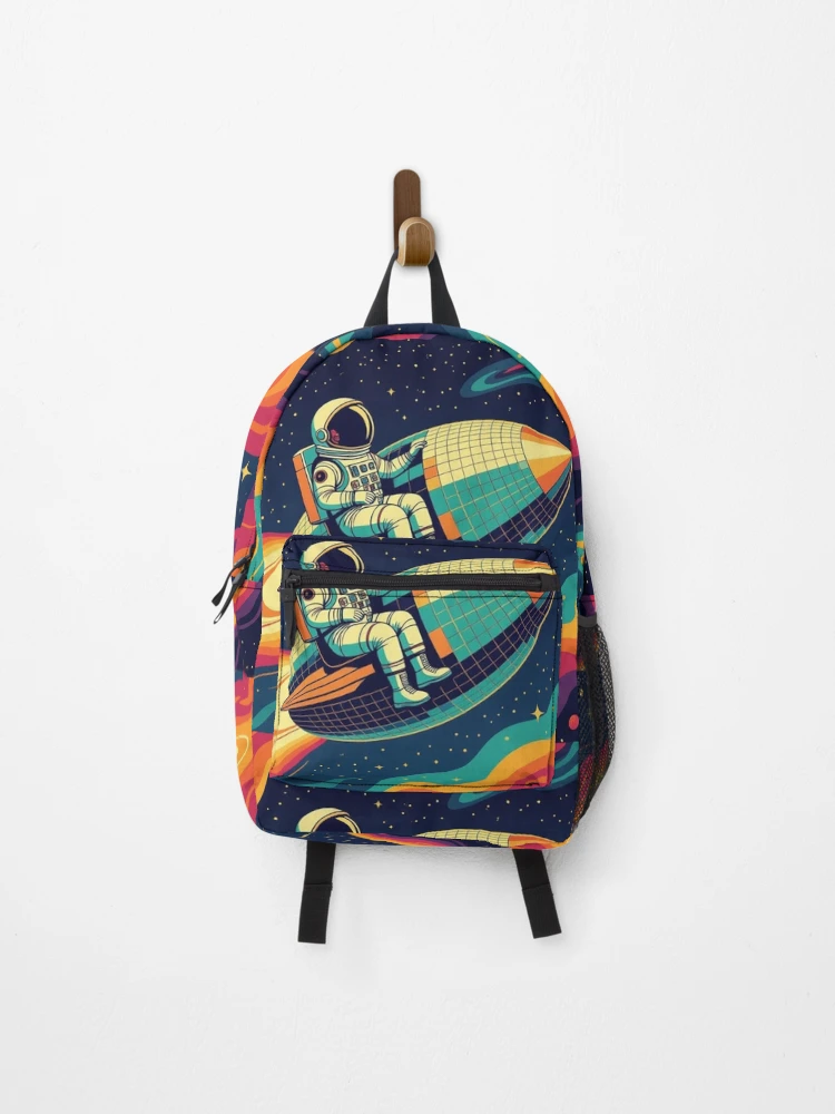 Thumbnail 1 of 3, Backpack, Retro Comet Rider designed and sold by xArchGoDx.