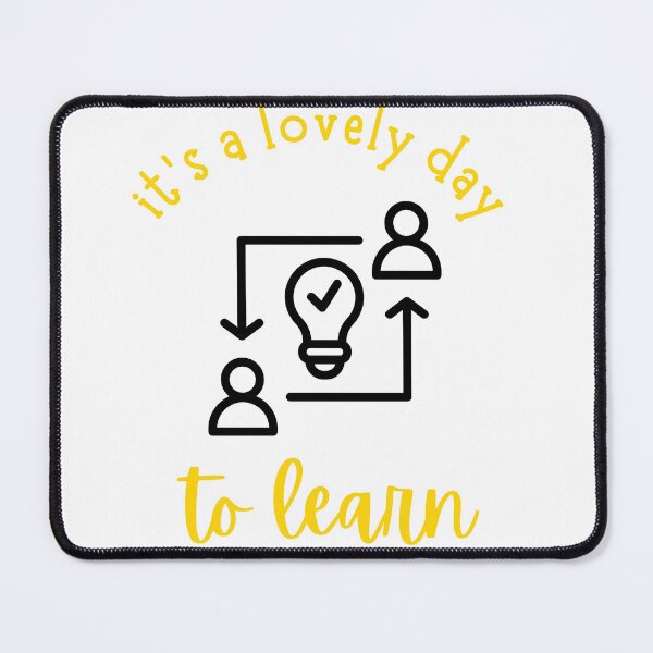 Item preview, Cheerful "It's Lovely Day to Learn" Motivational T-Shirt for Students & Teachers designed and sold by Think & learn co.