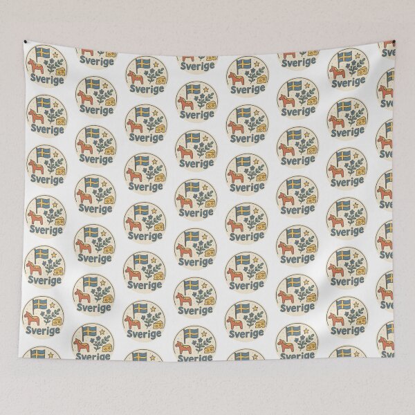 Item preview, Sweden Dalarna Sticker designed and sold by M4nulas.