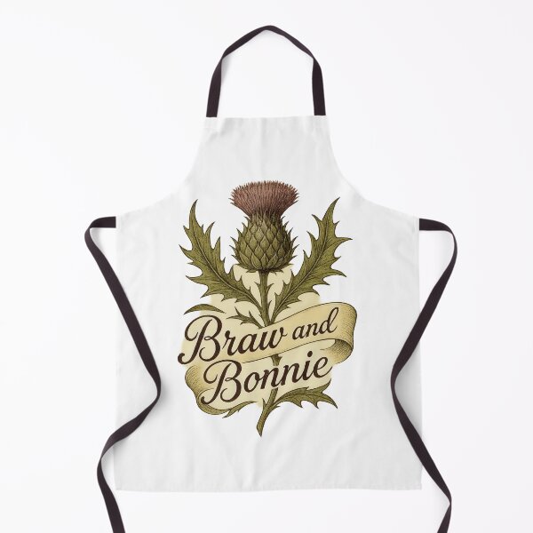 Item preview, Braw and Bonnie Scottish Thistle Traditional Scotland Design, Scottish slang designed and sold by EdgyEdgeArt.