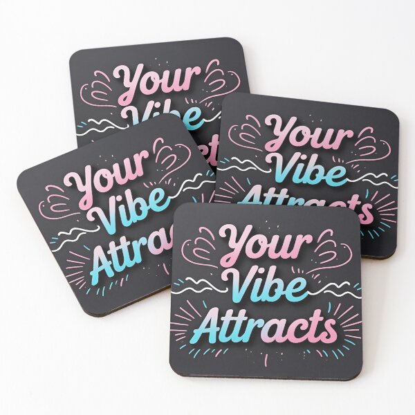 Item preview, Your Vibe Attracts – Positive Energy & Good Vibes Design designed and sold by aslya-top.