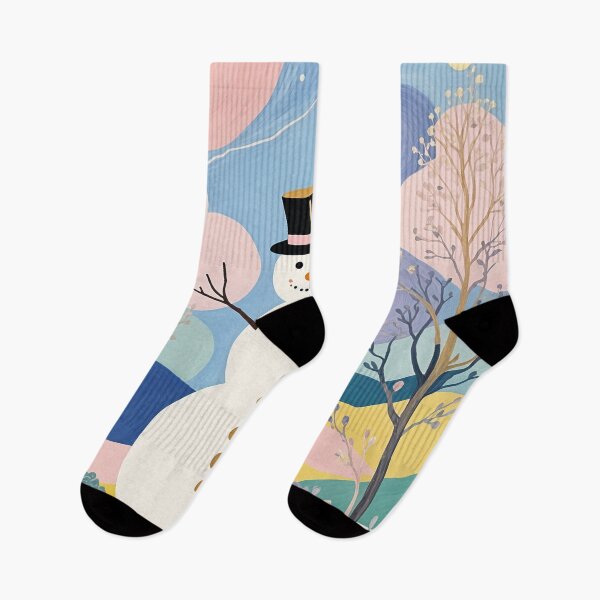 Item preview,  Pastel Winter Snowman designed and sold by Lizetteh.