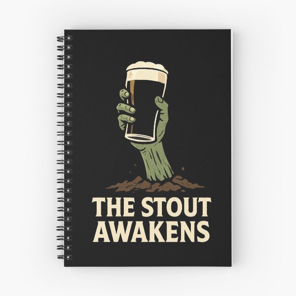 Item preview, The Stout Awakens Funny Irish Halloween Zombie Beer Design designed and sold by CELTIC-DESIGNS.