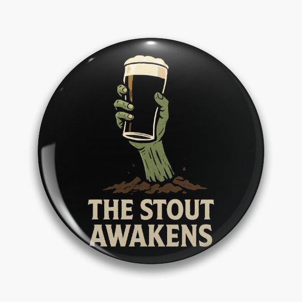 Item preview, The Stout Awakens Funny Irish Halloween Zombie Beer Design designed and sold by CELTIC-DESIGNS.