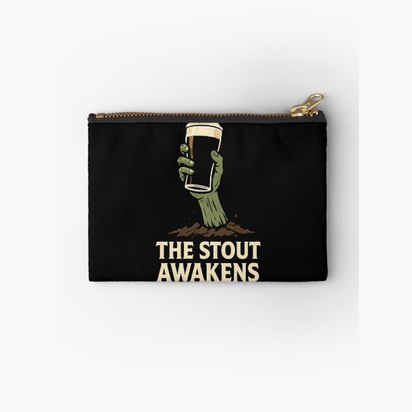 Item preview, The Stout Awakens Funny Irish Halloween Zombie Beer Design designed and sold by CELTIC-DESIGNS.