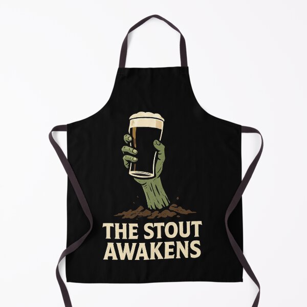 Item preview, The Stout Awakens Funny Irish Halloween Zombie Beer Design designed and sold by CELTIC-DESIGNS.