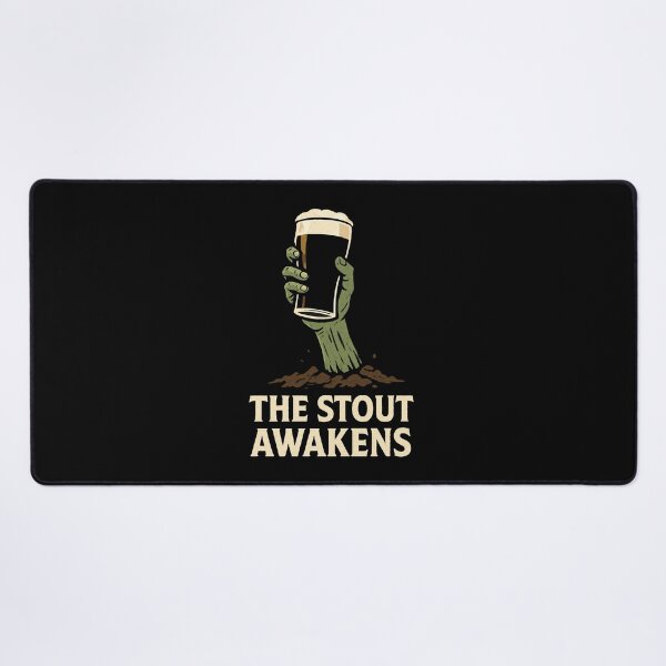 Item preview, The Stout Awakens Funny Irish Halloween Zombie Beer Design designed and sold by CELTIC-DESIGNS.