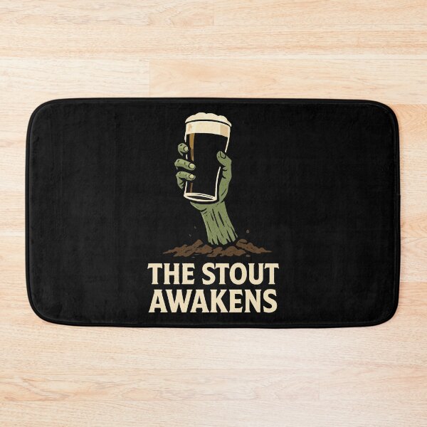 Item preview, The Stout Awakens Funny Irish Halloween Zombie Beer Design designed and sold by CELTIC-DESIGNS.