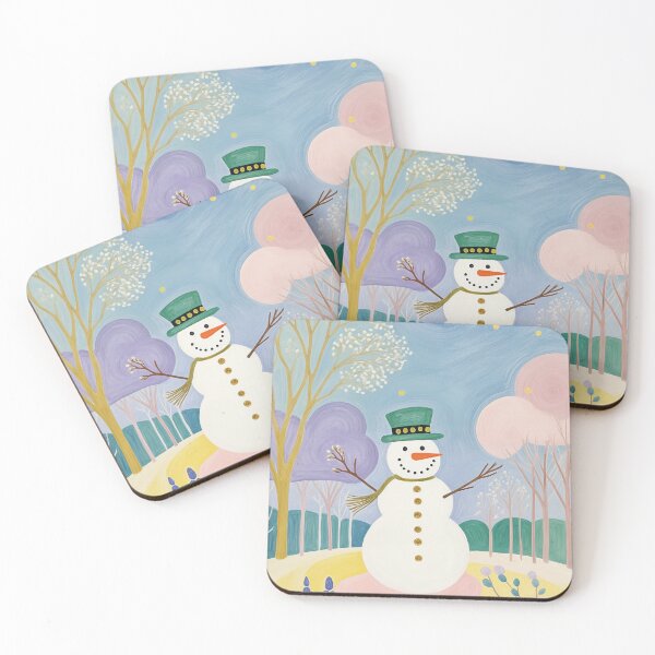 Item preview, Festive Snowman in a Whimsical Winter Wonderland designed and sold by Lizetteh.