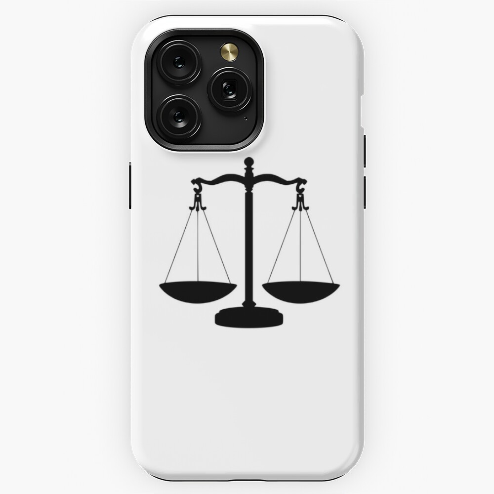 Iphone 15 Plus Case, Shielding Cover, Libra Drawing