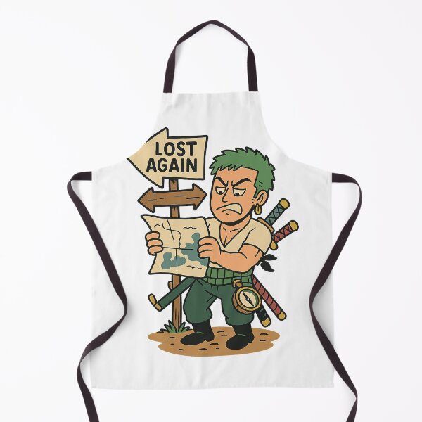 Item preview, Lost Again – Funny Zoro One Piece Parody Design designed and sold by DMSdesigns1.