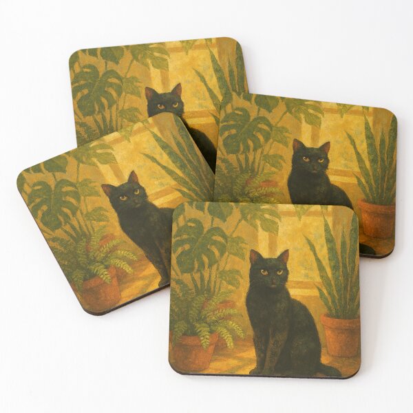 Item preview, Indoor Jungle, Feline Zen designed and sold by ContentCoDesign.