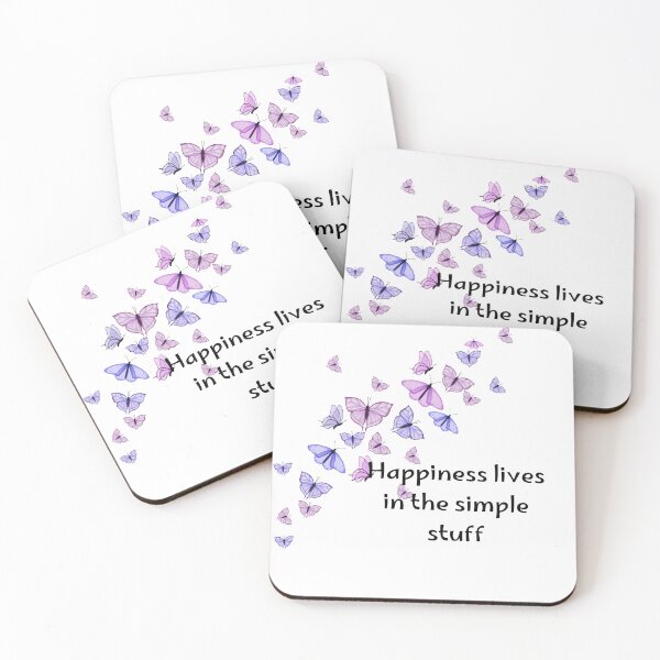 Item preview, Happiness Lives in the Simple Stuff – Minimalist Positive Quote designed and sold by Zohaa45.