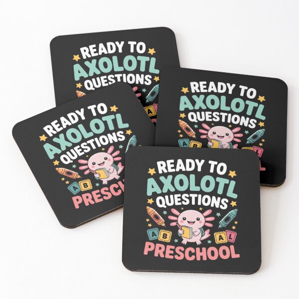 Item preview, Ready to Axolotl Questions – Cute Preschool Back-to-School Design designed and sold by teevoxx.