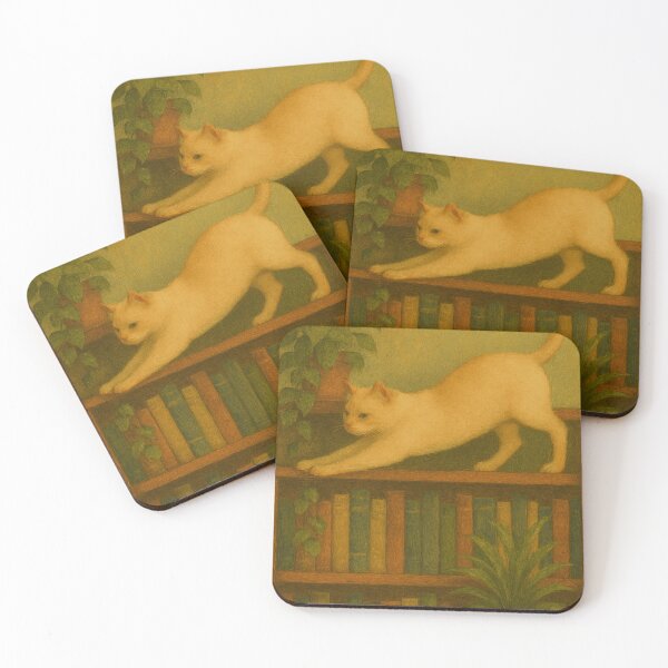 Item preview, Botanical Kitty Serenity designed and sold by ContentCoDesign.