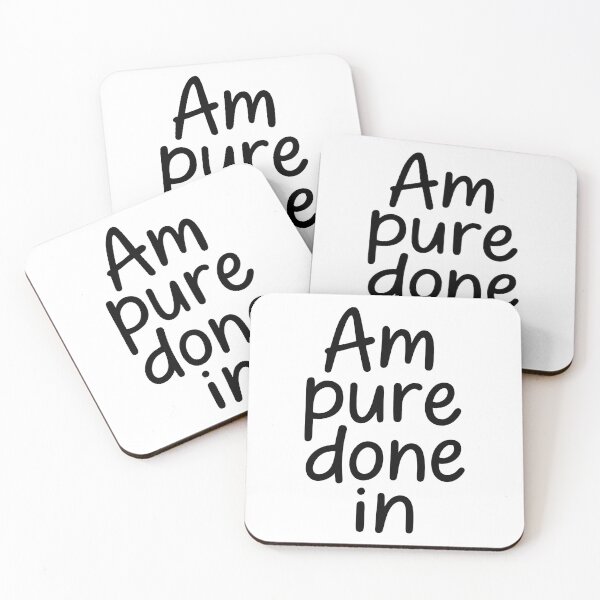 Item preview, Am Pure Done In Scottish Exhaustion Relatable Typography Design, Scottish phrase designed and sold by EdgyEdgeArt.