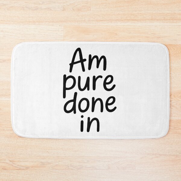 Item preview, Am Pure Done In Scottish Exhaustion Relatable Typography Design, Scottish phrase designed and sold by EdgyEdgeArt.