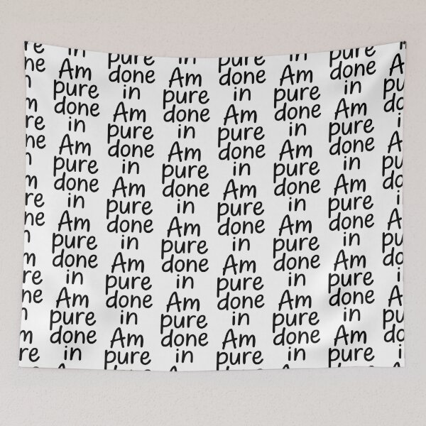 Item preview, Am Pure Done In Scottish Exhaustion Relatable Typography Design, Scottish phrase designed and sold by EdgyEdgeArt.