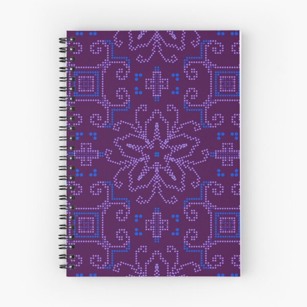 Item preview, Hand-embroidered fabric patterns designed and sold by Art by Tualeg.