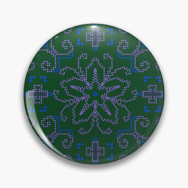 Item preview, Hand-embroidered patterns designed and sold by Art by Tualeg.