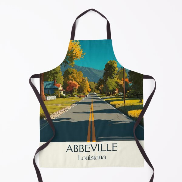 Item preview, Abbeville Louisiana Vintage Travel Poster | Cajun Country Art designed and sold by TuncGK.