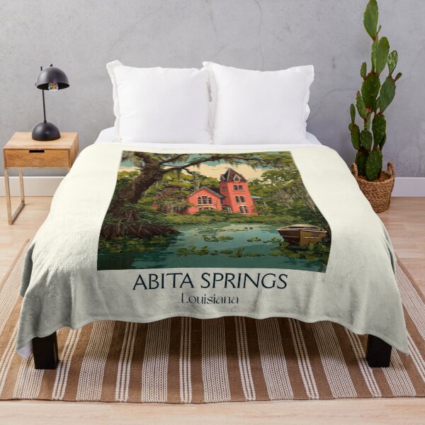 Item preview, Abita Springs Louisiana Vintage Travel Poster | Northshore Charm designed and sold by TuncGK.