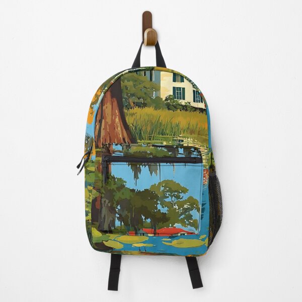 Item preview, Breaux Bridge Louisiana Vintage Travel Poster | Crawfish Capital designed and sold by TuncGK.