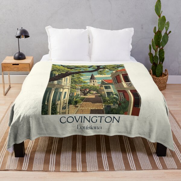 Item preview, Covington Louisiana Vintage Travel Poster | Northshore Oaks Art designed and sold by TuncGK.