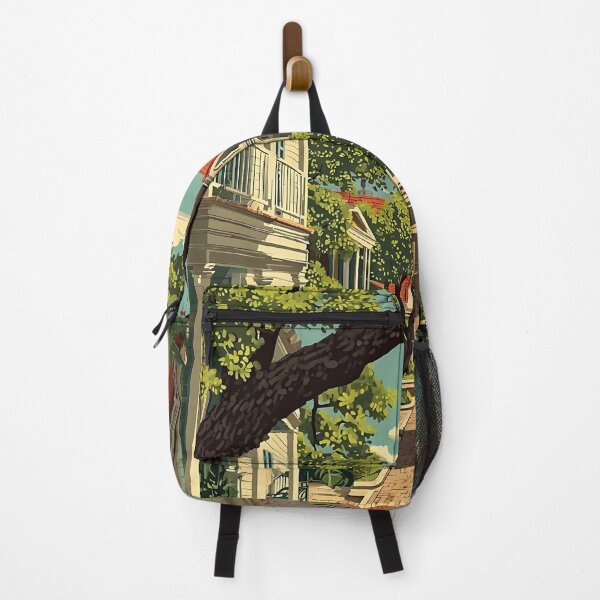 Item preview, Covington Louisiana Vintage Travel Poster | Northshore Oaks Art designed and sold by TuncGK.