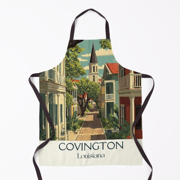 Item preview, Covington Louisiana Vintage Travel Poster | Northshore Oaks Art designed and sold by TuncGK.