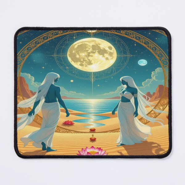 Item preview, Between the Times – Soul meets Soul in a timeless desert under moonlight and memory designed and sold by FotoworldEdel.